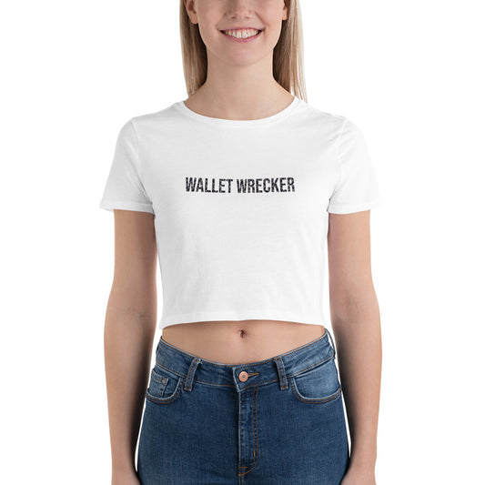 Wallet Wrecker -  White - 2023 - 1 - Lady Crop Top